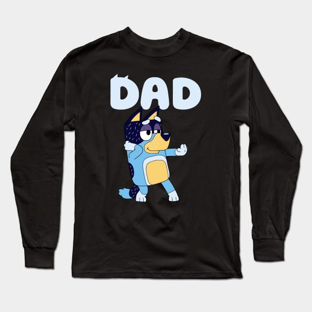 DAD DANCING DAY Long Sleeve T-Shirt by JigongNumpuk